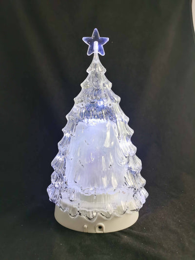 LED Clear Tree with Santa HI-LINE GIFT LTD.