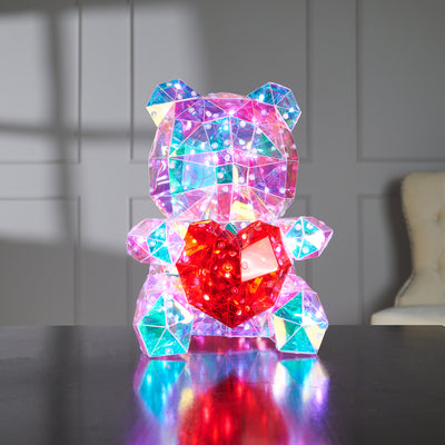 37300-A - Charming PET Bear LED Lights: Delightful Glow Powered by USB Hi-Line Gift Ltd.