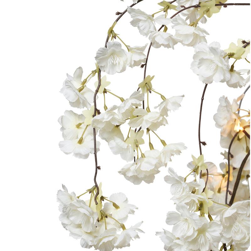 White Cherry Blossom Tree With Warm White LEDs HI-LINE GIFT LTD.