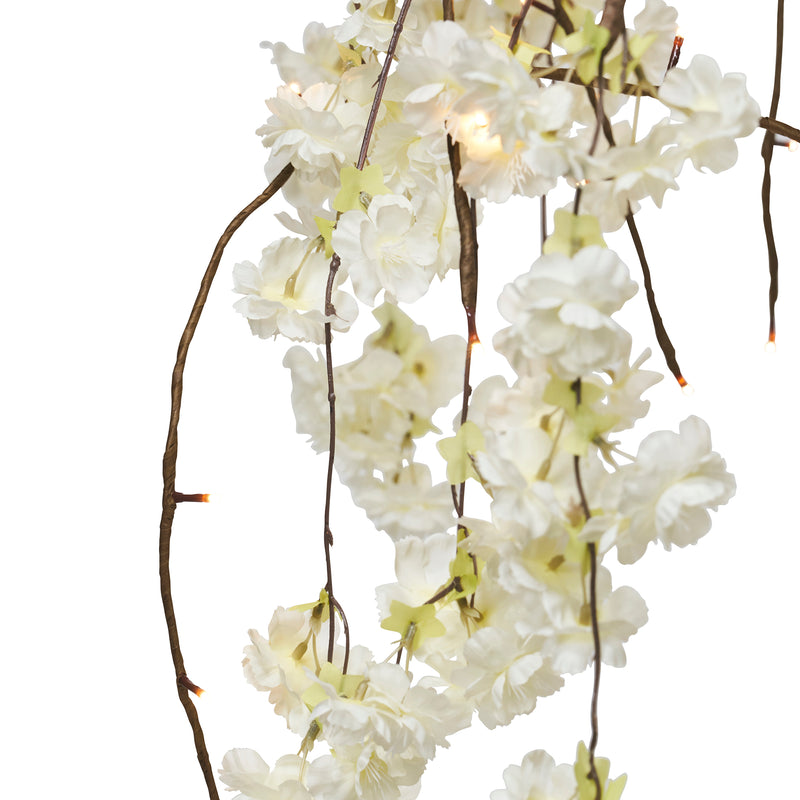 White Cherry Blossom Tree With Warm White LEDs HI-LINE GIFT LTD.