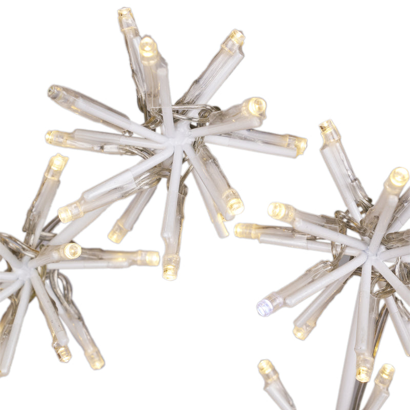 Cluster Snowflake Light With  804 Warm White Sparkling LEDs HI-LINE GIFT LTD.