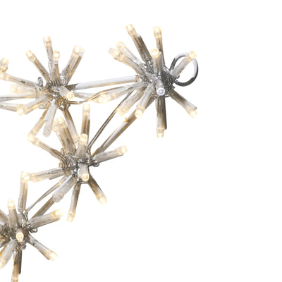 37459-B-S - Mesmerizing 432 LED White Metal Snowflake Star Light Hi-Line Gift Ltd.