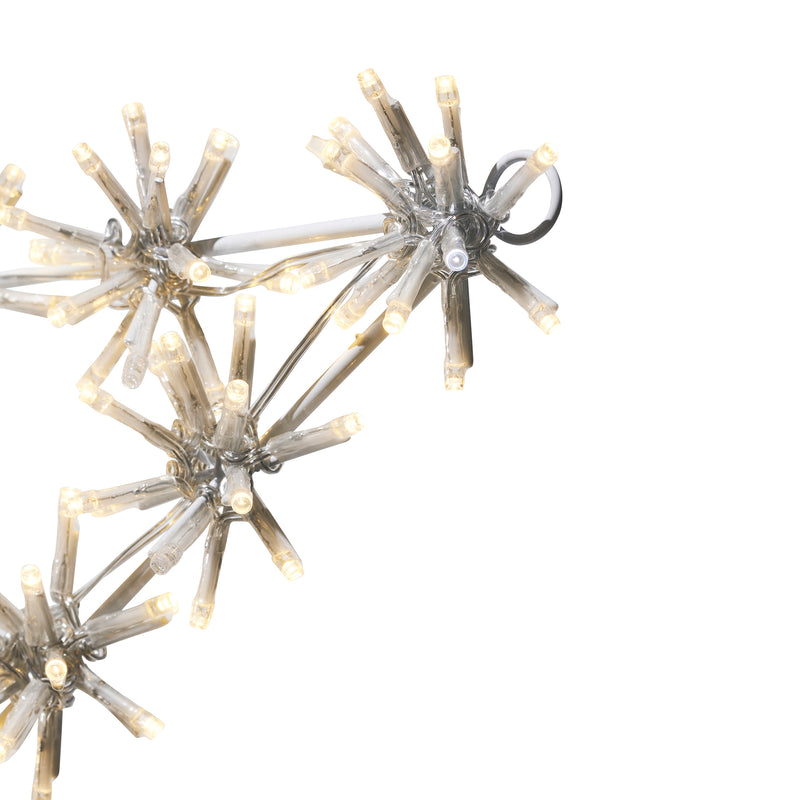 37459-B-S - Mesmerizing 432 LED White Metal Snowflake Star Light Hi-Line Gift Ltd.