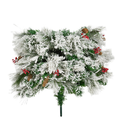 Christmas Tree Fiber Optic With Corns & Berries HI-LINE GIFT LTD.