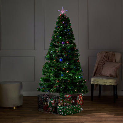 Christmas Tree Fiber Optic Multi-Color HI-LINE GIFT LTD.