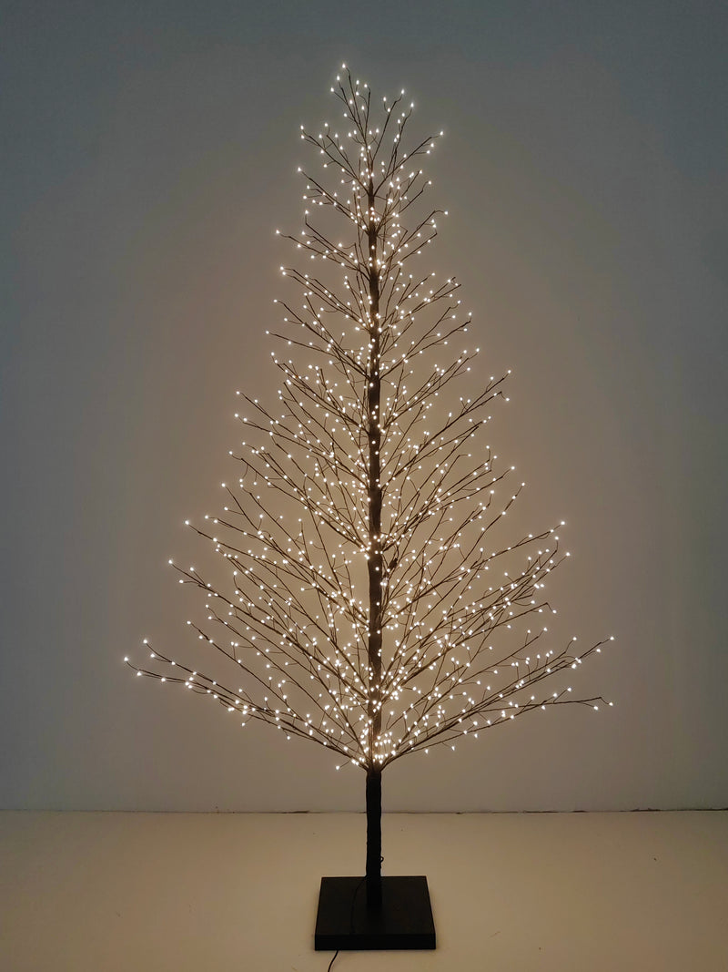 37523-BK-L - 70in Black Birch Tree with 1099 LED Lights Indoor Use Only Hi-Line Gift Ltd.