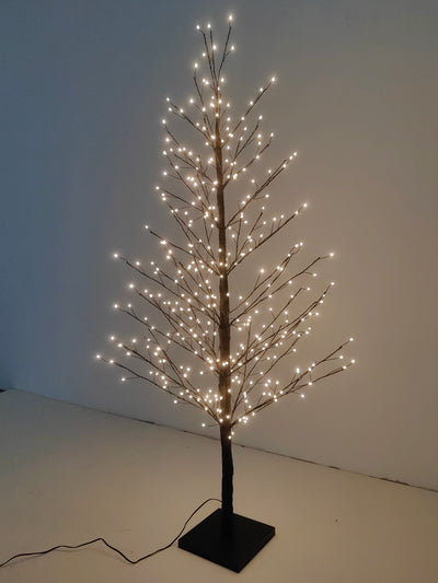 37523-BK-S - 47in Black Birch Tree with 349 LED Lights Indoor Use Only Hi-Line Gift Ltd.