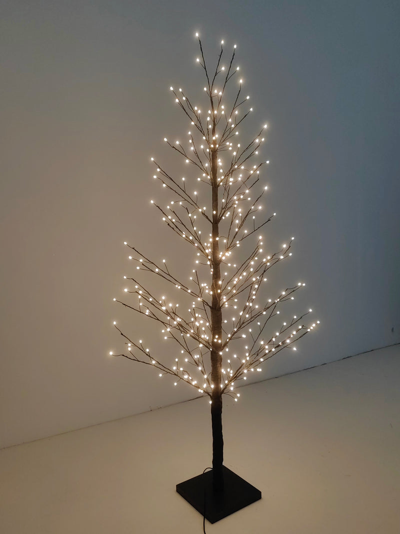 37523-BK-S - 47in Black Birch Tree with 349 LED Lights Indoor Use Only Hi-Line Gift Ltd.