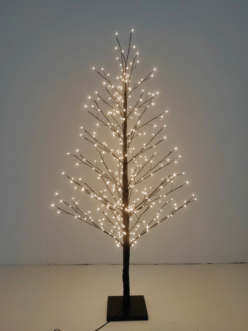 37523-BK-S - 47in Black Birch Tree with 349 LED Lights Indoor Use Only Hi-Line Gift Ltd.