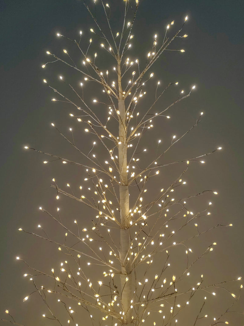 37523-WT-L - 70in White Birch Tree with 1099 LED Lights Indoor Use Only Hi-Line Gift Ltd.