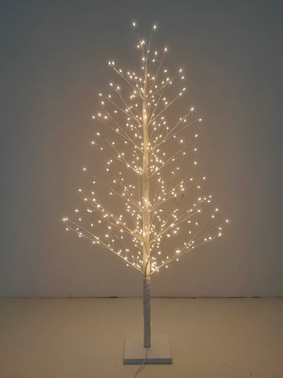 37523-WT-S - 47in White Birch Tree with 349 LED Lights Indoor Use Only Hi-Line Gift Ltd.