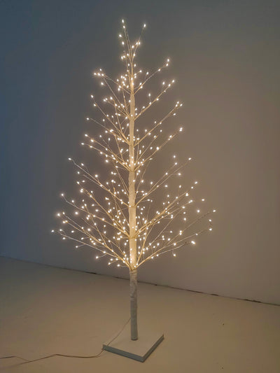 37523-WT-S - 47in White Birch Tree with 349 LED Lights Indoor Use Only Hi-Line Gift Ltd.