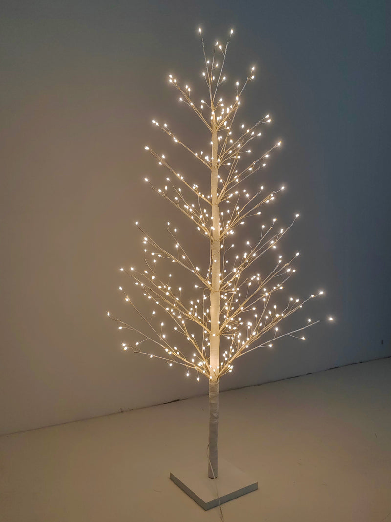 37523-WT-S - 47in White Birch Tree with 349 LED Lights Indoor Use Only Hi-Line Gift Ltd.