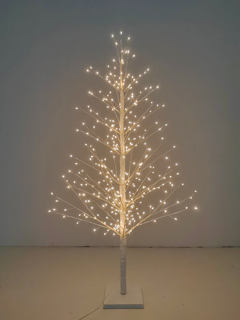 37523-WT-S - 47in White Birch Tree with 349 LED Lights Indoor Use Only Hi-Line Gift Ltd.