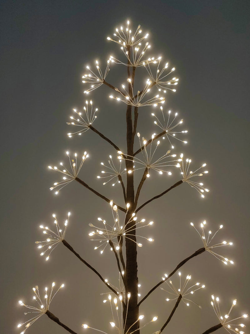 37524-BR-M - 5ft Brown LED Cluster Tree with 720 Warm White LEDs Indoor Use Only Hi-Line Gift Ltd.