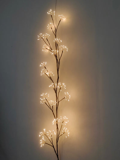 37525-BR - 70in LED Cluster Branch Indoor Christmas Decor Plug In Operated Hi-Line Gift Ltd.