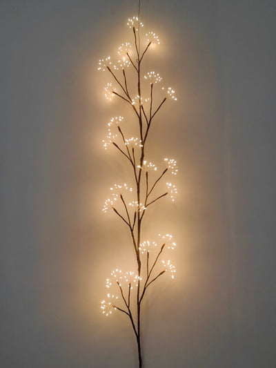 37525-BR - 70in LED Cluster Branch Indoor Christmas Decor Plug In Operated Hi-Line Gift Ltd.