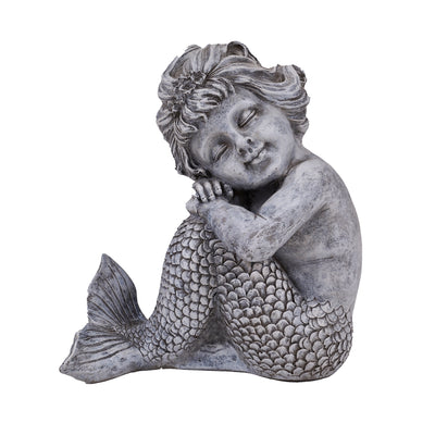 Mermaid Sitting Statue HI-LINE GIFT LTD.