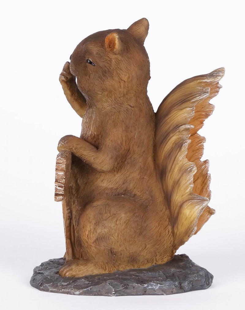 Hi-Line Exclusive - Squirrel Holding Go Away Sign HI-LINE GIFT LTD.