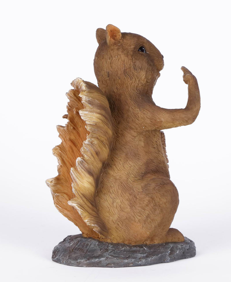 Hi-Line Exclusive - Squirrel Holding Go Away Sign HI-LINE GIFT LTD.