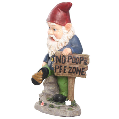 Gnome With Sign HI-LINE GIFT LTD.