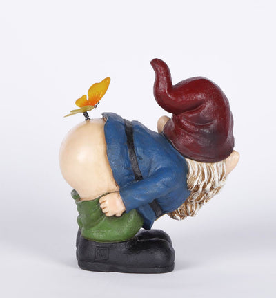 Hi-Line Exclusive - Gnome Mooning With  Butterfly Statue HI-LINE GIFT LTD.