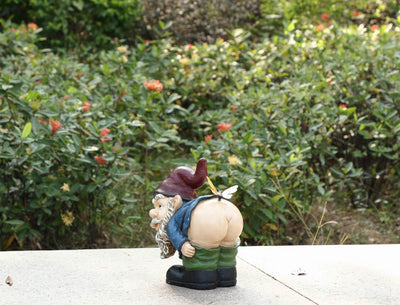 Hi-Line Exclusive - Gnome Mooning With  Butterfly Statue HI-LINE GIFT LTD.