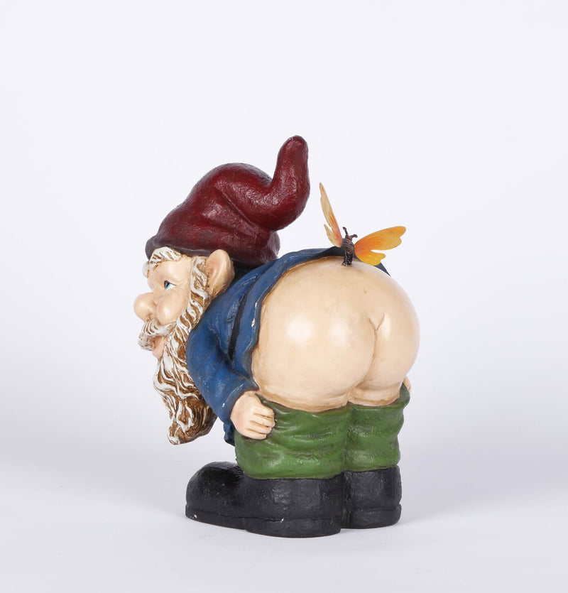 Hi-Line Exclusive - Gnome Mooning With  Butterfly Statue HI-LINE GIFT LTD.