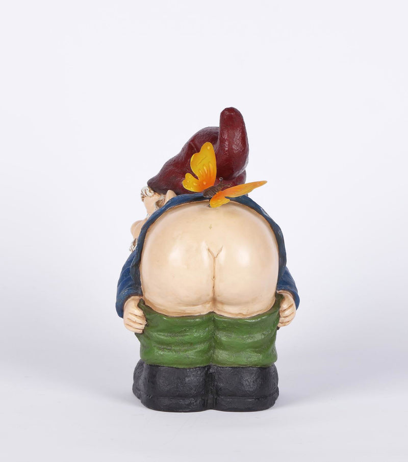 Hi-Line Exclusive - Gnome Mooning With  Butterfly Statue HI-LINE GIFT LTD.