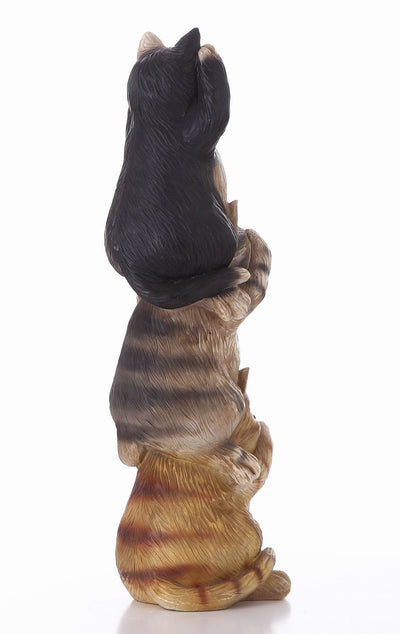 Stacking Cats Statue - Hear, See and Speak No Evil HI-LINE GIFT LTD.