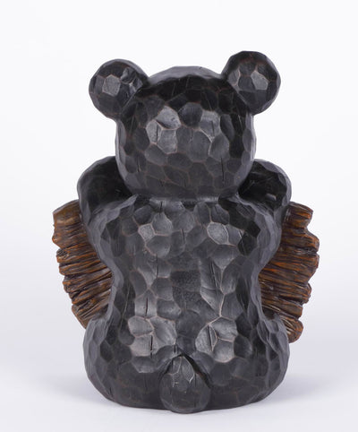 Bear Cub Holding Welcome Sign - Statue HI-LINE GIFT LTD.