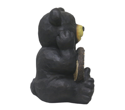 75619-U - Thinking Bear with Welcome Sign Garden Decor Hi-Line Gift Ltd.