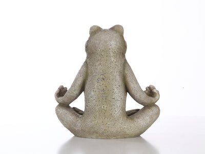 Hi-Line Exclusive - Frog Sitting Lotus HI-LINE GIFT LTD.