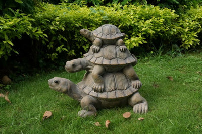 Stacked Turtle Family HI-LINE GIFT LTD.