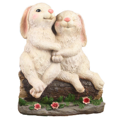 Rabbit Couple Holding Hands HI-LINE GIFT LTD.