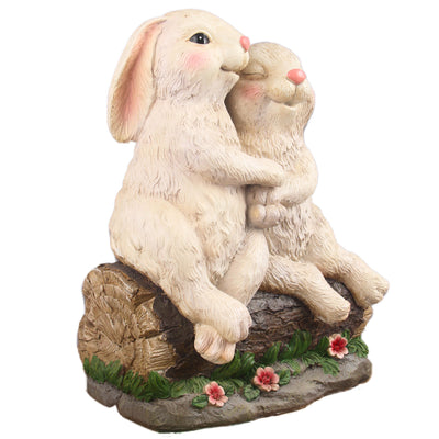 Rabbit Couple Holding Hands HI-LINE GIFT LTD.