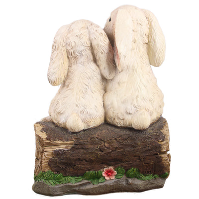 Rabbit Couple Holding Hands HI-LINE GIFT LTD.