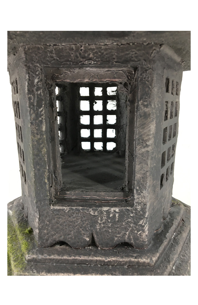 Stone Lantern - Pagoda on Pedestal HI-LINE GIFT LTD.