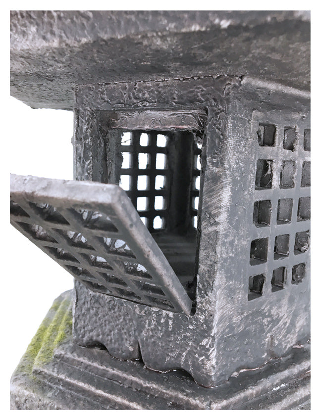 Stone Lantern - Pagoda on Pedestal HI-LINE GIFT LTD.