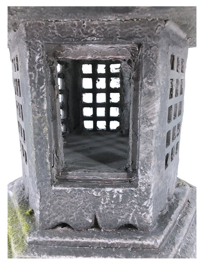 Stone Lantern - Pagoda on Pedestal HI-LINE GIFT LTD.