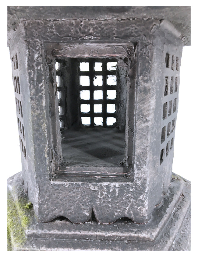 Stone Lantern - Pagoda on Pedestal HI-LINE GIFT LTD.