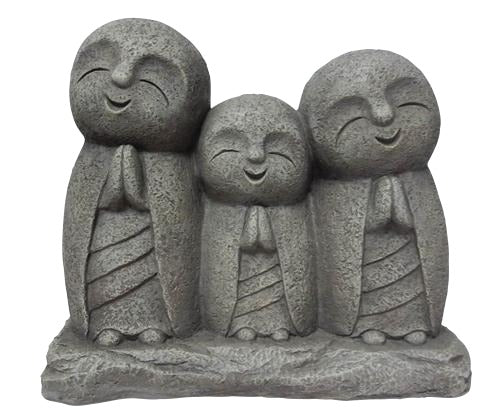 Lucky Japanese Jizo Family Praying Statue HI-LINE GIFT LTD.