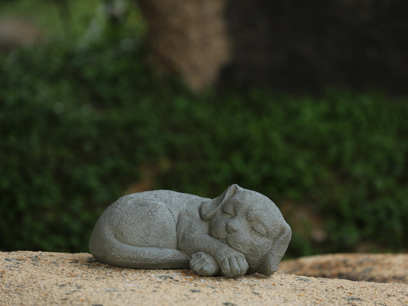 77131-B - Peaceful Rest Curled Sleeping Dog Memorial Statue Hi-Line Gift Ltd.