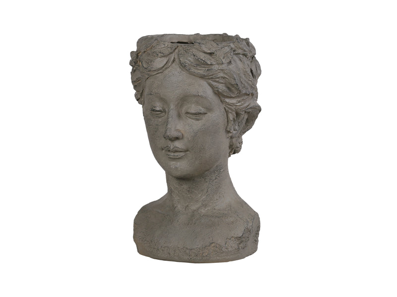 77132-B - Elegante Petite Woman Head Plant Stand Statue Hi-Line Gift Ltd.