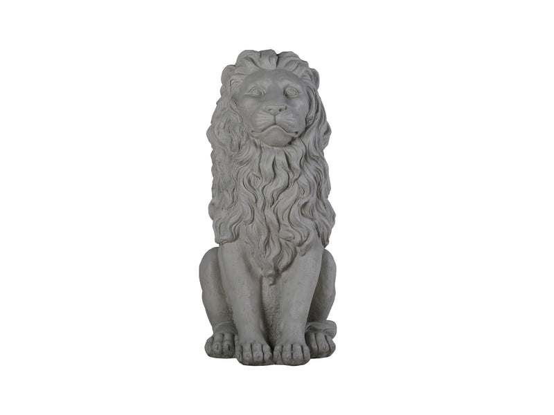 77134 - Majestic Guardian Sitting Lion Statue Hi-Line Gift Ltd.