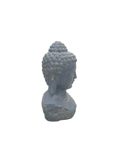 77135 - Serenity Enlightened Zen Buddha Head Statue Hi-Line Gift Ltd.