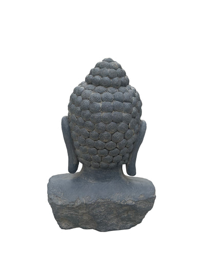 77135 - Serenity Enlightened Zen Buddha Head Statue Hi-Line Gift Ltd.