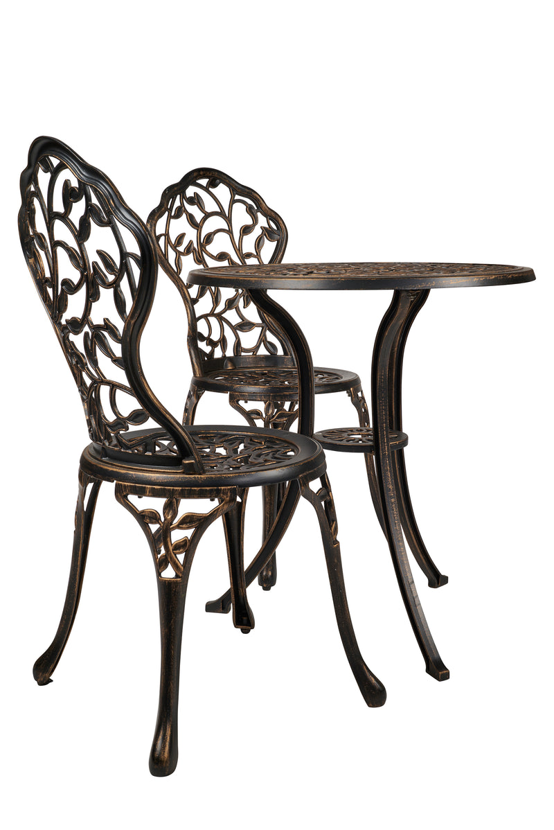 Leaves Bistro Set -  3 PCs HI-LINE GIFT LTD.