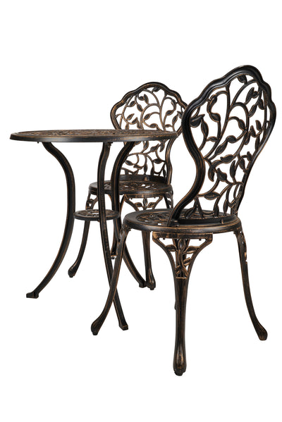 Leaves Bistro Set -  3 PCs HI-LINE GIFT LTD.