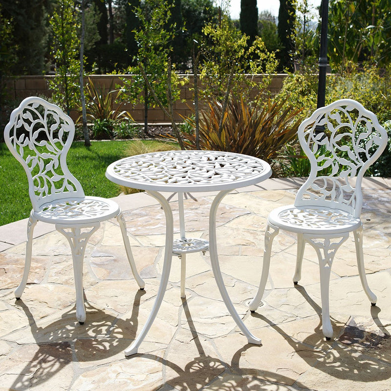 Leaves Bistro Set -  3 PCs HI-LINE GIFT LTD.